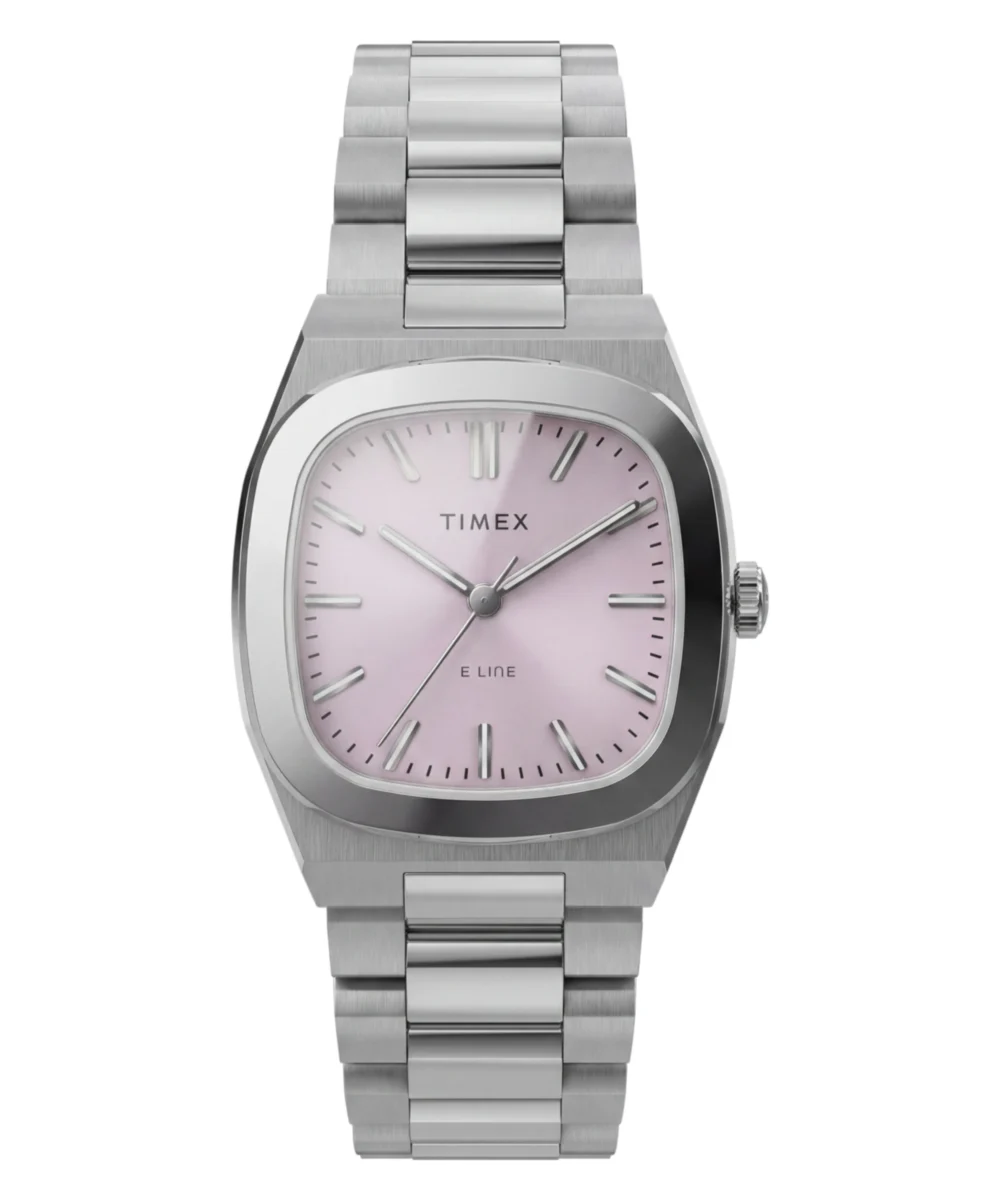 Timex Quartz E Line 30mm Stainless Steel Bracelet Watch TW6A01000 30 mm kol saati
