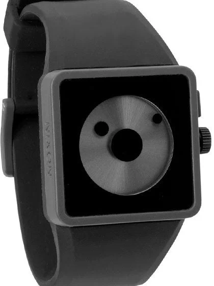 Nixon Newton Watch with Unique Rotating Disc Display, Nite Light #A116-007 37.5 mm kol saati