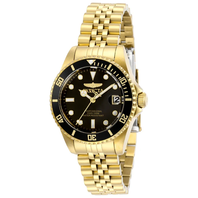 Invicta Pro Diver Watch - 34mm, Gold (ZG-29190) kol saati