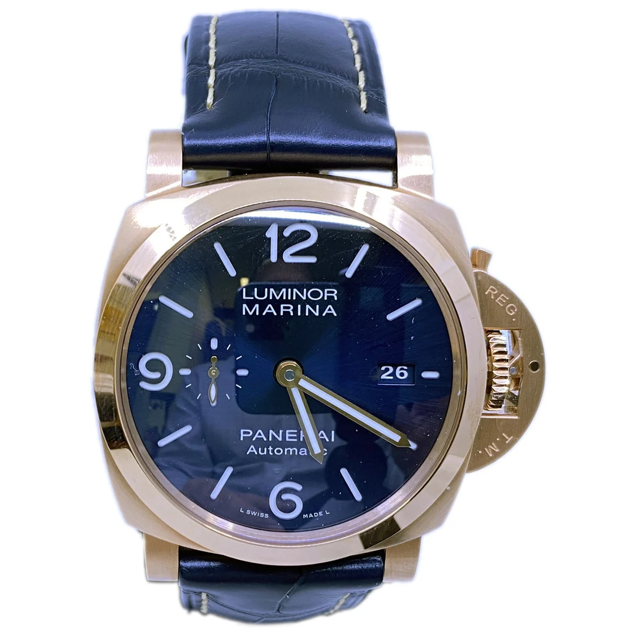 Panerai Luminor Marina Goldtech Sole Blu PAM01112 210000016340 kol saati