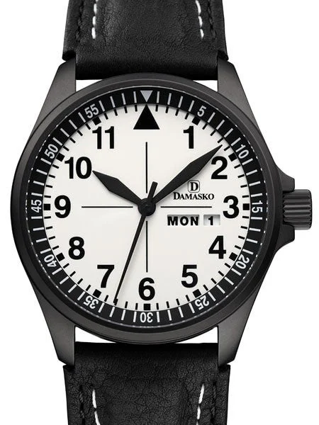 Damasko Swiss ETA Automatic with a 41.8mm Black Ion Stainless Steel Case #DA373BK kol saat