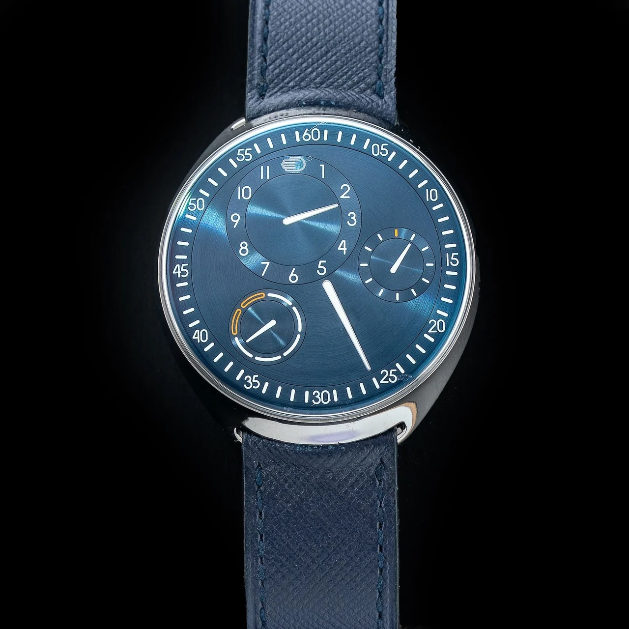 Ressence Type 1 Silm "Navy Blue" NAP210009N13649 kol saati