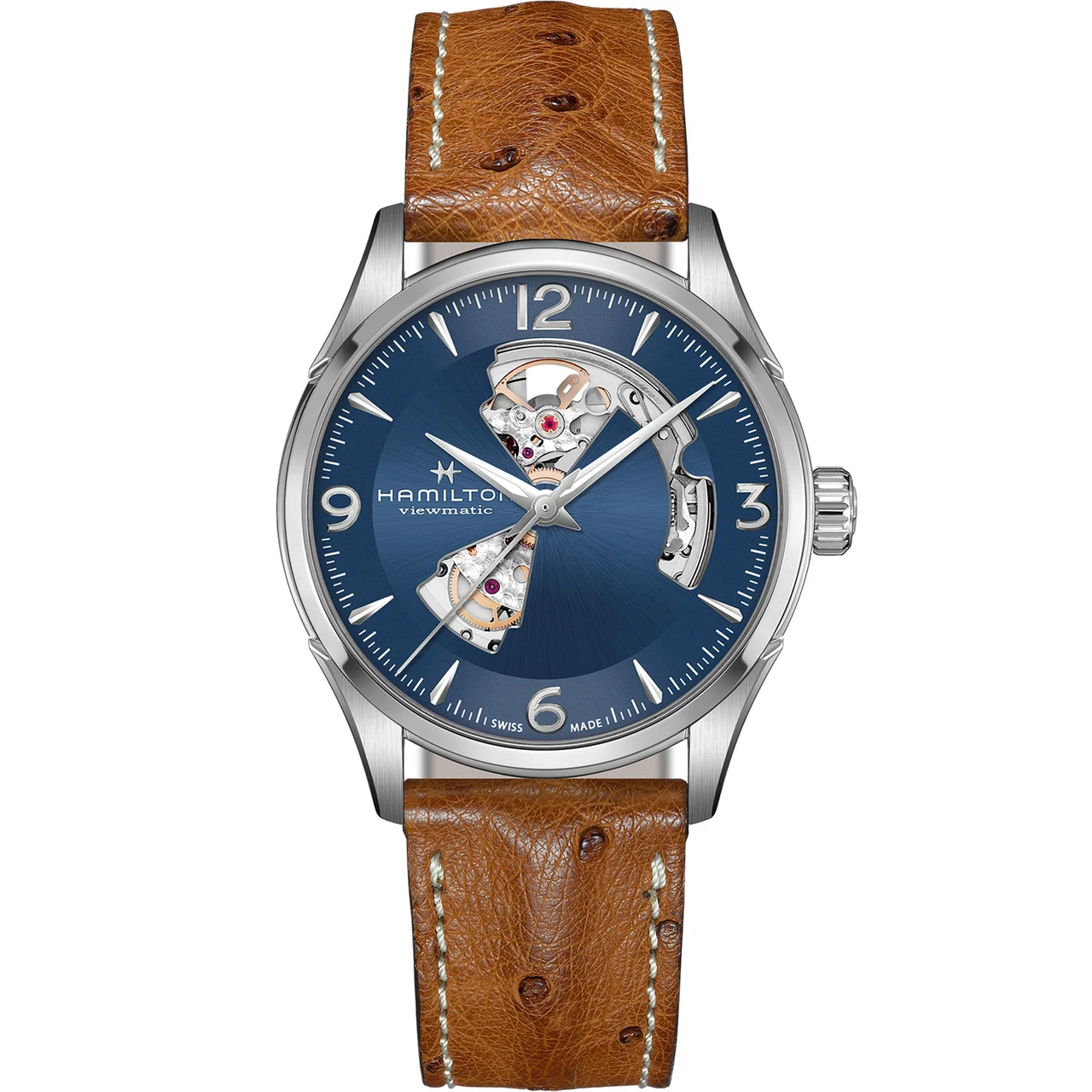 Hamilton Jazzmaster Open Heart Auto 42mm H32705041 42 mm kol saati