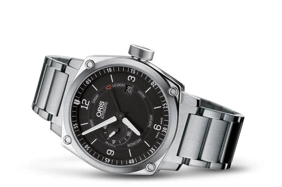 Oris Small Second, Pointer Day 01 645 7617 4174-07 8 22 58 42.7 mm kol saati