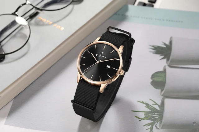 Enkatawatches Orcus Black kol saati