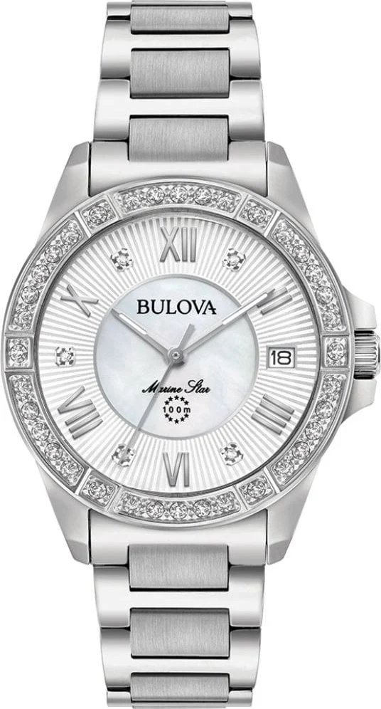 Bulova Marine Star Diamond 96R232 34 mm kol saati
