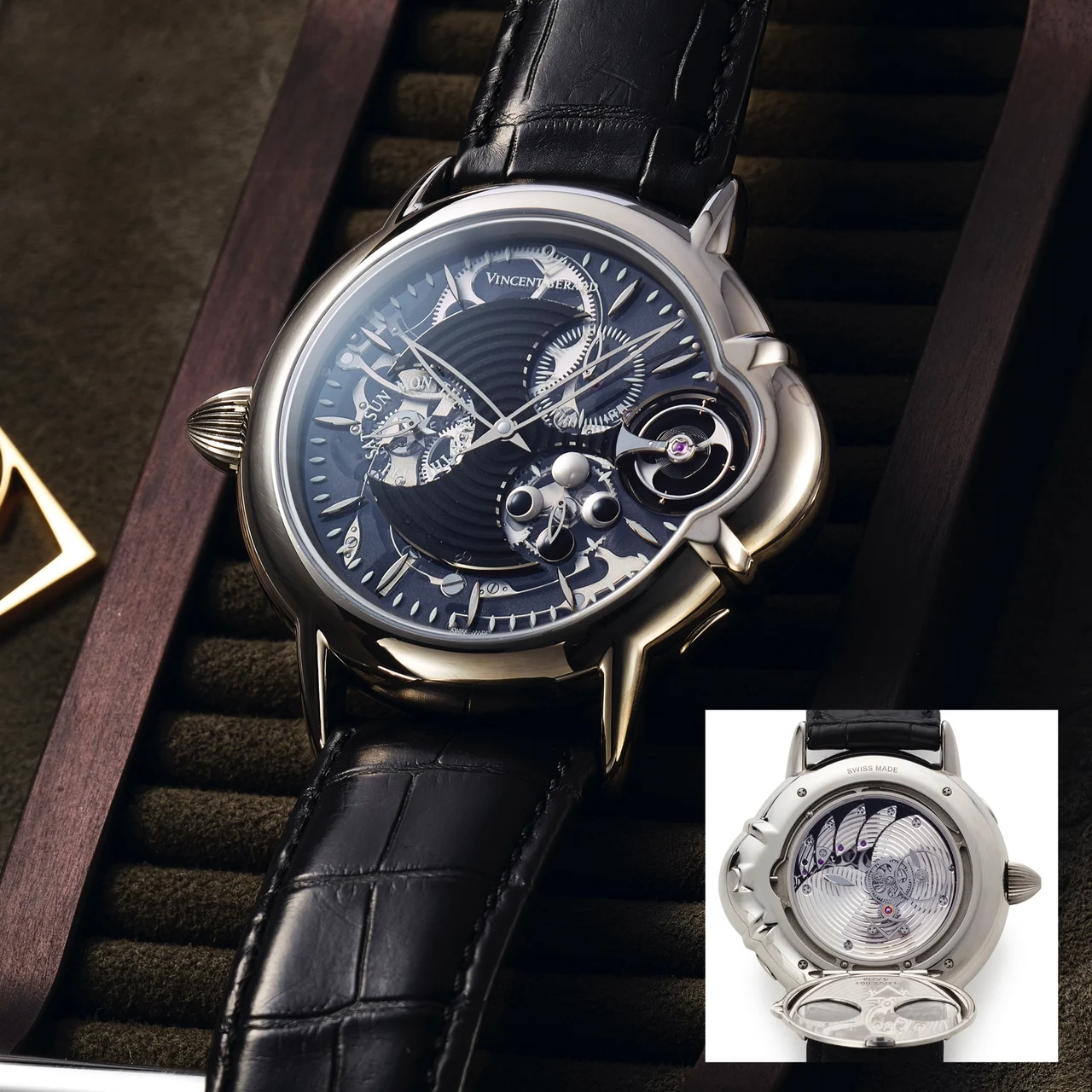 Vincent Berard VINCENT BERARD REF. LUV2 001 LUVORENE 1 WHITE GOLD kol saati