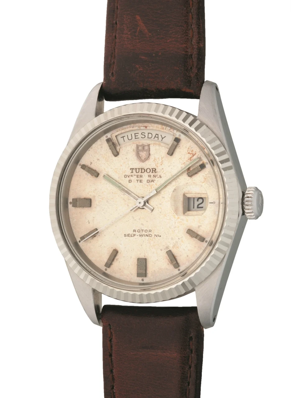 Tudor TUDOR REF. 7019/4, JUMBO DATE-DAY, STEEL kol saati