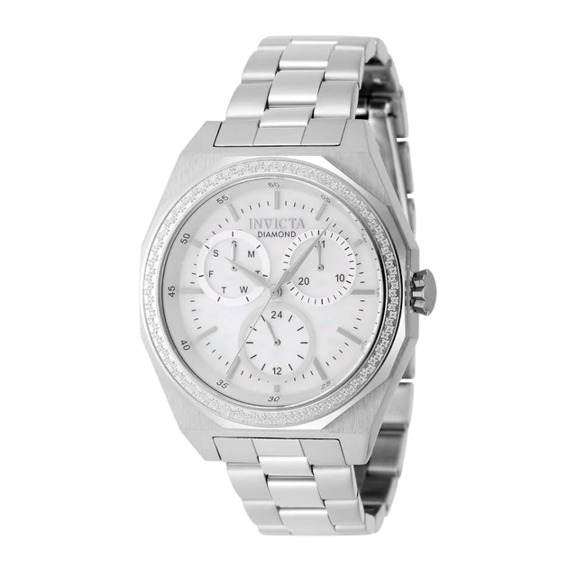 Invicta Elite Diamond 0.41 Carat Diamond Watch w/ Mother of Pearl Dial - 38mm, Steel (4878