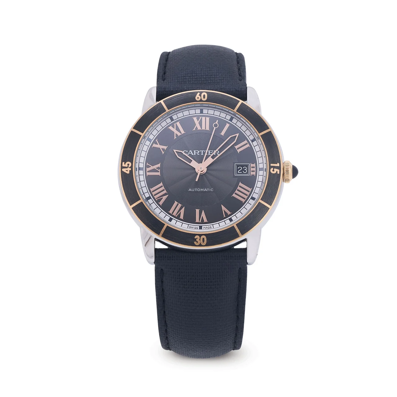 Cartier CARTIER, REF. CRW2RN0005, RONDE CROISIERE, 18K PINK GOLD AND STEEL kol saati