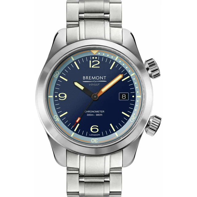 Bremont Argonaut Azure on Bracelet ARGONAUT-BL-B kol saati