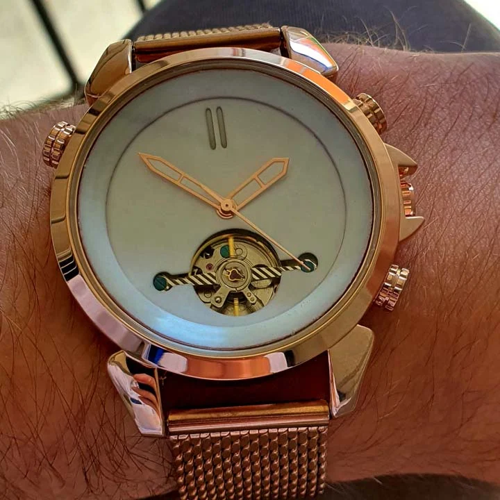 Matt Arend Skeleton Andaluz Cream White MA 727 SKELETON ANDALUZ CREAM WHITE 43 mm kol saati