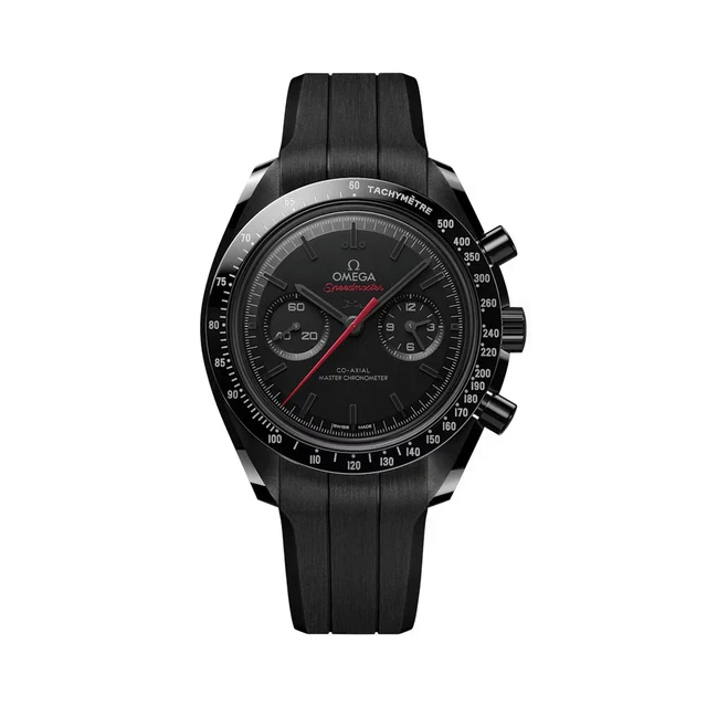 OMEGA Speedmaster Dark Side of the Moon Black Ceramic 44.25mm - Full Black w/ Red Seconds 