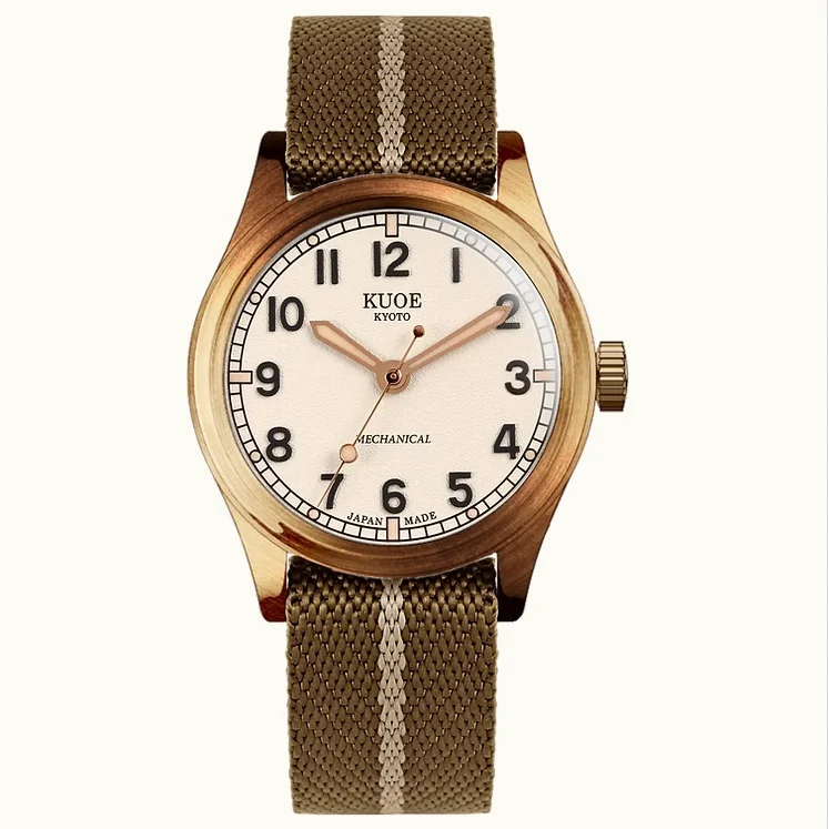 Kuoe Kyoto Old Smith os90002bz-nd-iv-large-nyl-kb 38 mm kol saati