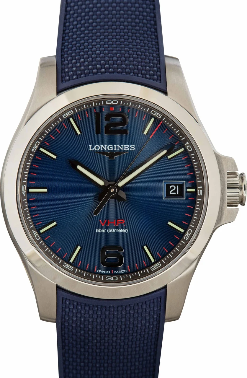 Longines Conquest V.h.p. L3.716.4.96.9 41 mm kol saati