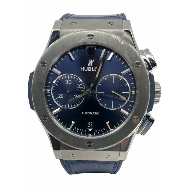 Hublot Classic Fusion Blue Chronograph Titanium 45mm 521.NX.7170.LR CSNCZ226 kol saati