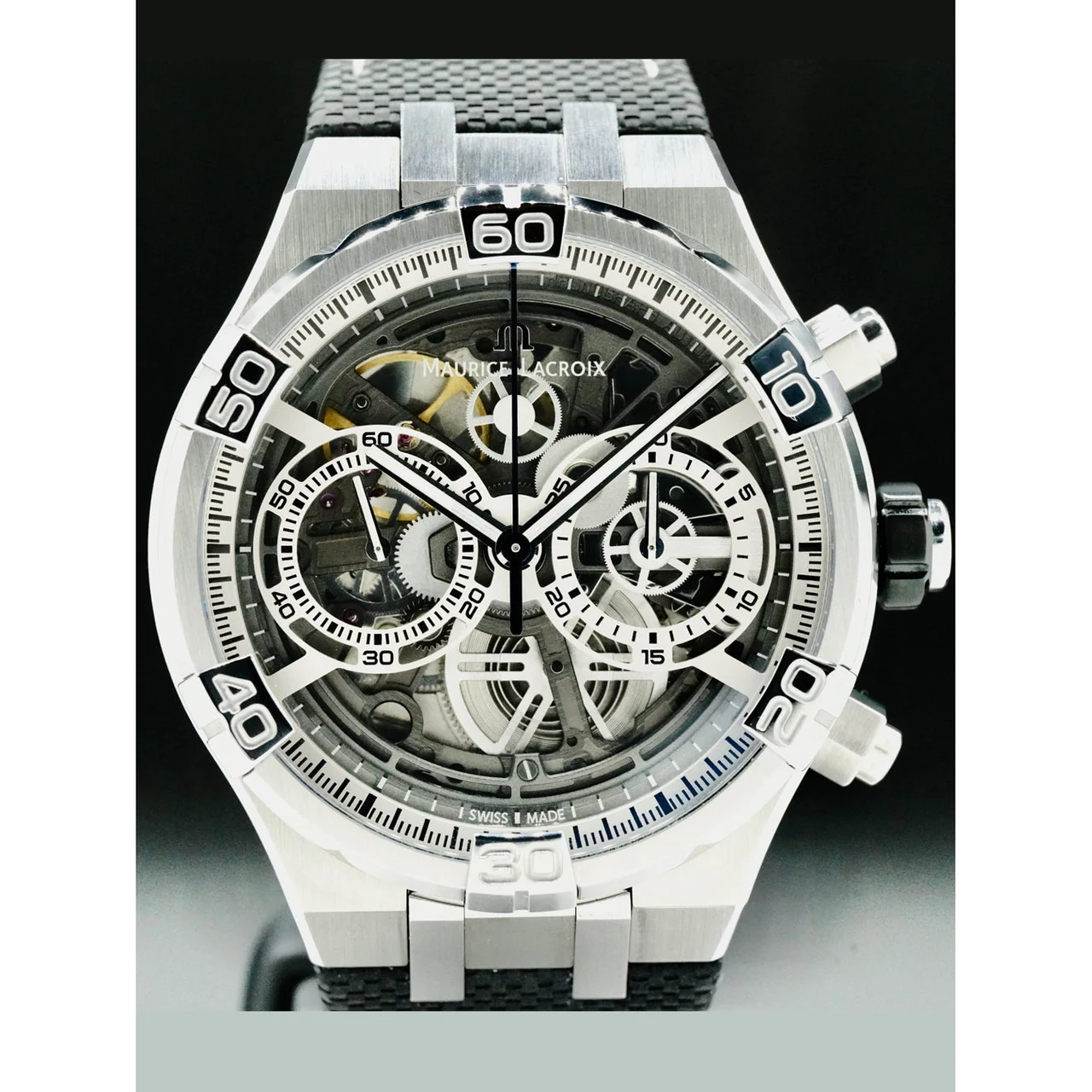 Maurice Lacroix Aikon Chronograph Skeleton 210000068994 44 mm kol saati