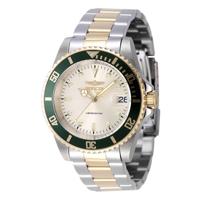 Invicta Pro Diver Navarch Automatic Watch - 40mm. Gold, Steel (47395) kol saati