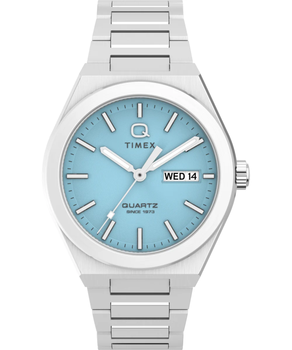 Timex Continental Day and Date 39mm Stainless Steel Bracelet Watch TW2Y35200 39 mm kol saati