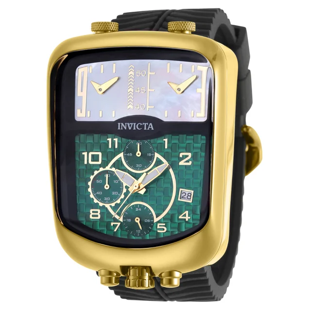Invicta Rally Dualshift Swiss Ronda Z60 Caliber Watch w/ Mother of Pearl Dial - 42mm, Blac
