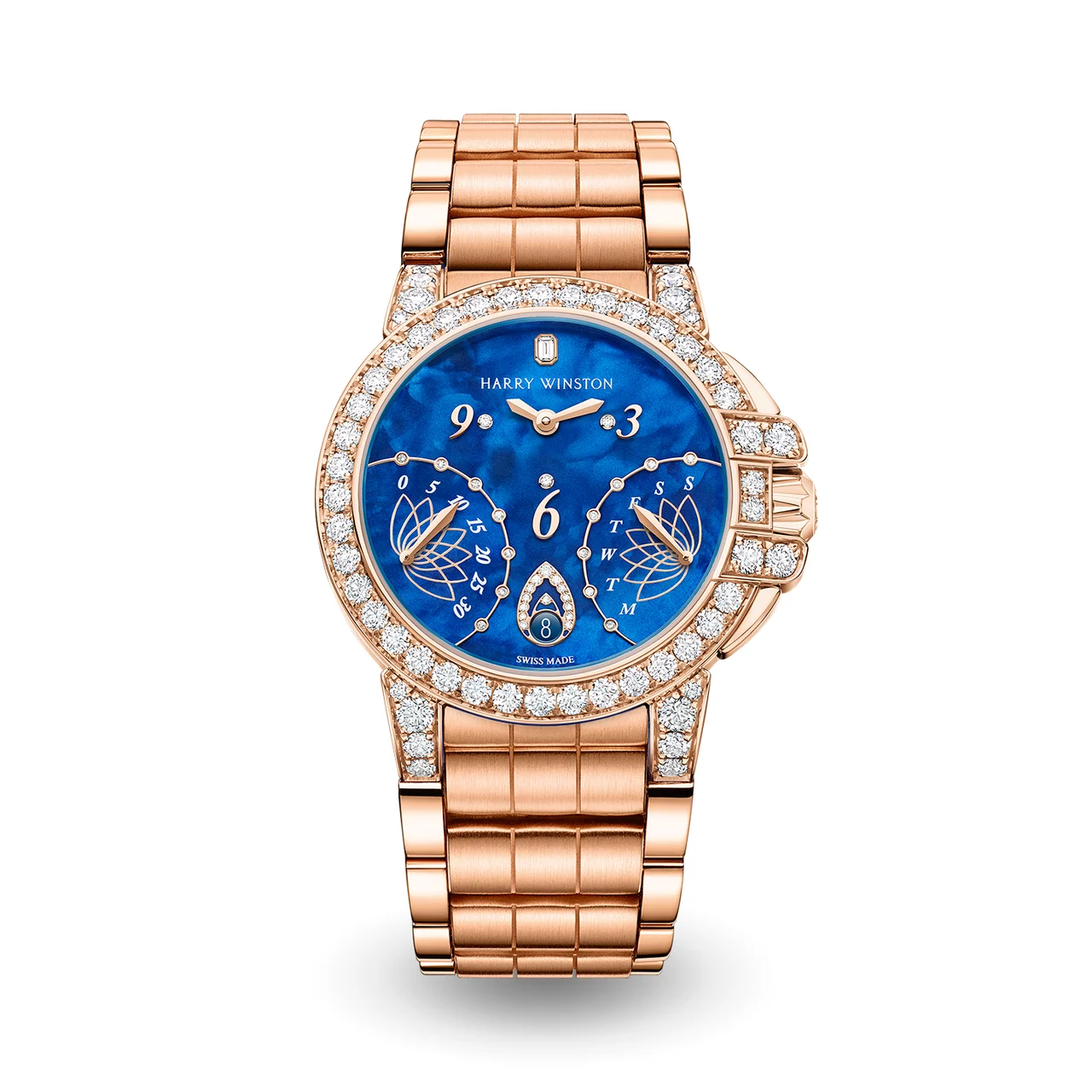 Harry Winston Ocean OCEABI36RR034 36 mm kol saati