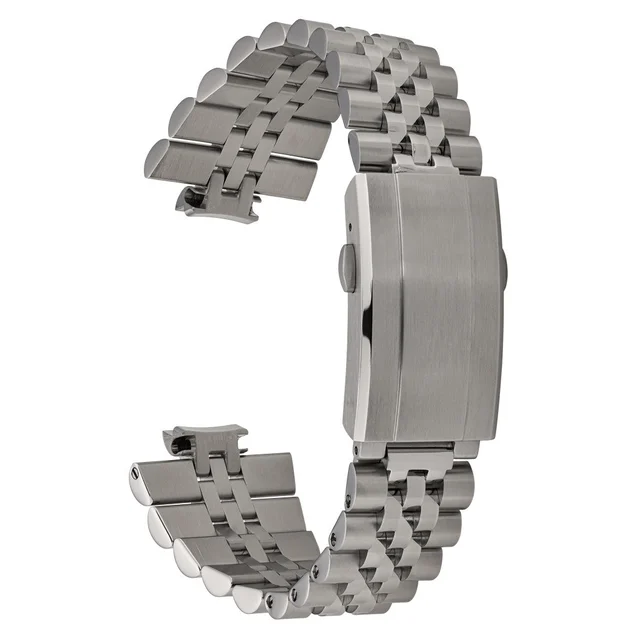 Islander Brushed and Polished Link Watch Bracelet for Bulova Super Seville #BRAC-130 kol s