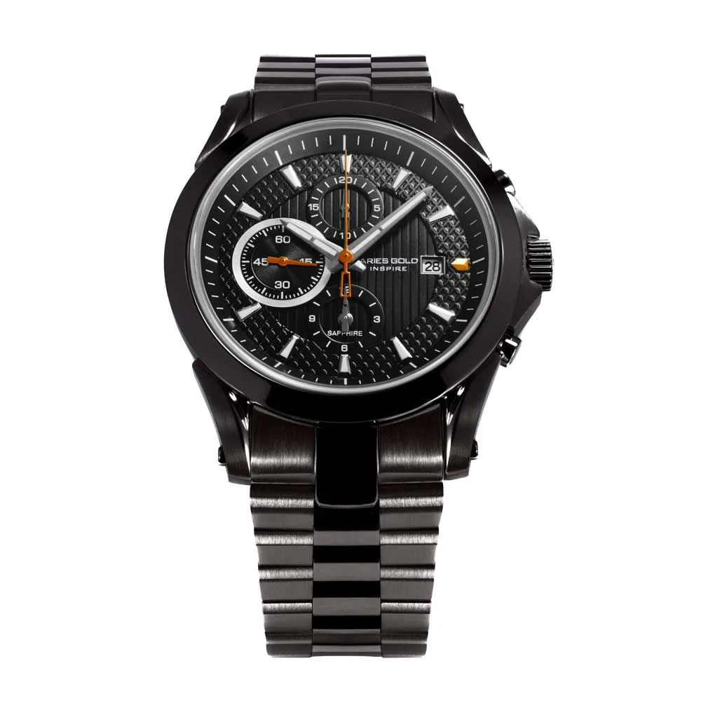 Aries Gold Cp-black G 725A CP-BLACK 44 mm kol saati