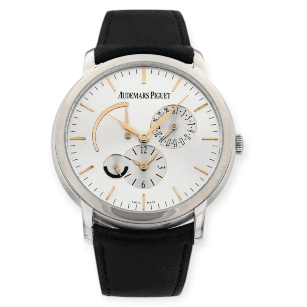 Audemars Piguet Jules Dual Time 41mm Pre-Owned Audemars Piguet Jules Dual Time 41mm 41 mm kol saati