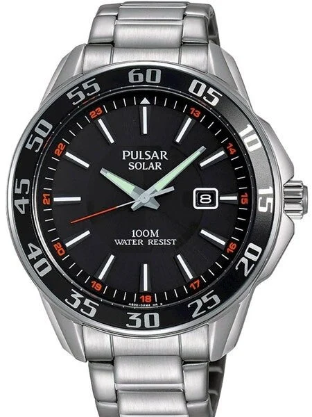 Pulsar Solar Powered Quartz Sport Watch with 42.5mm Case #PX3121 42.5 mm kol saati
