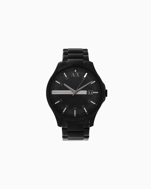 Armani Exchange Three-hand watch with steel strap AX2104 kol saati