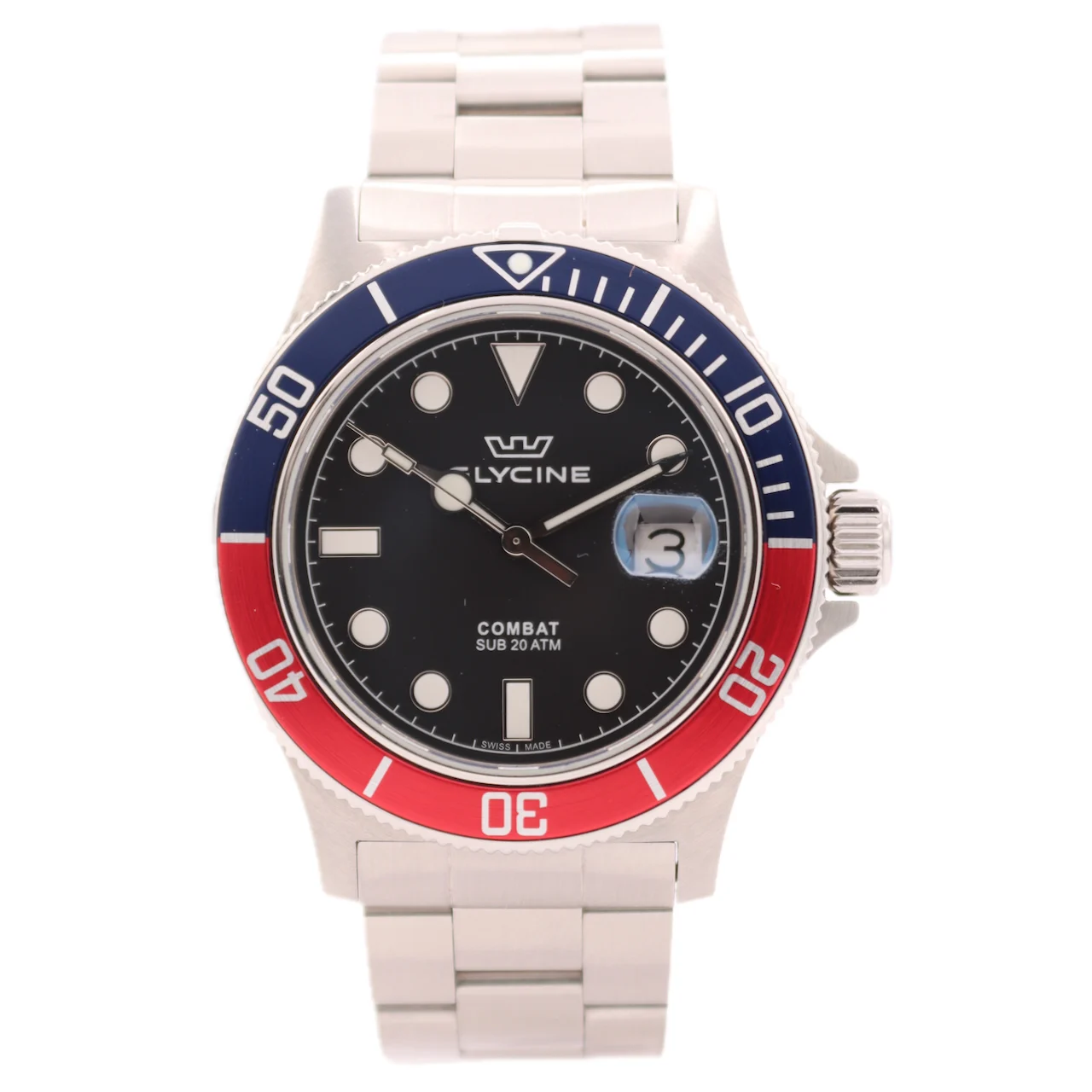 Glycine Combat 02032026173358 43 mm kol saati