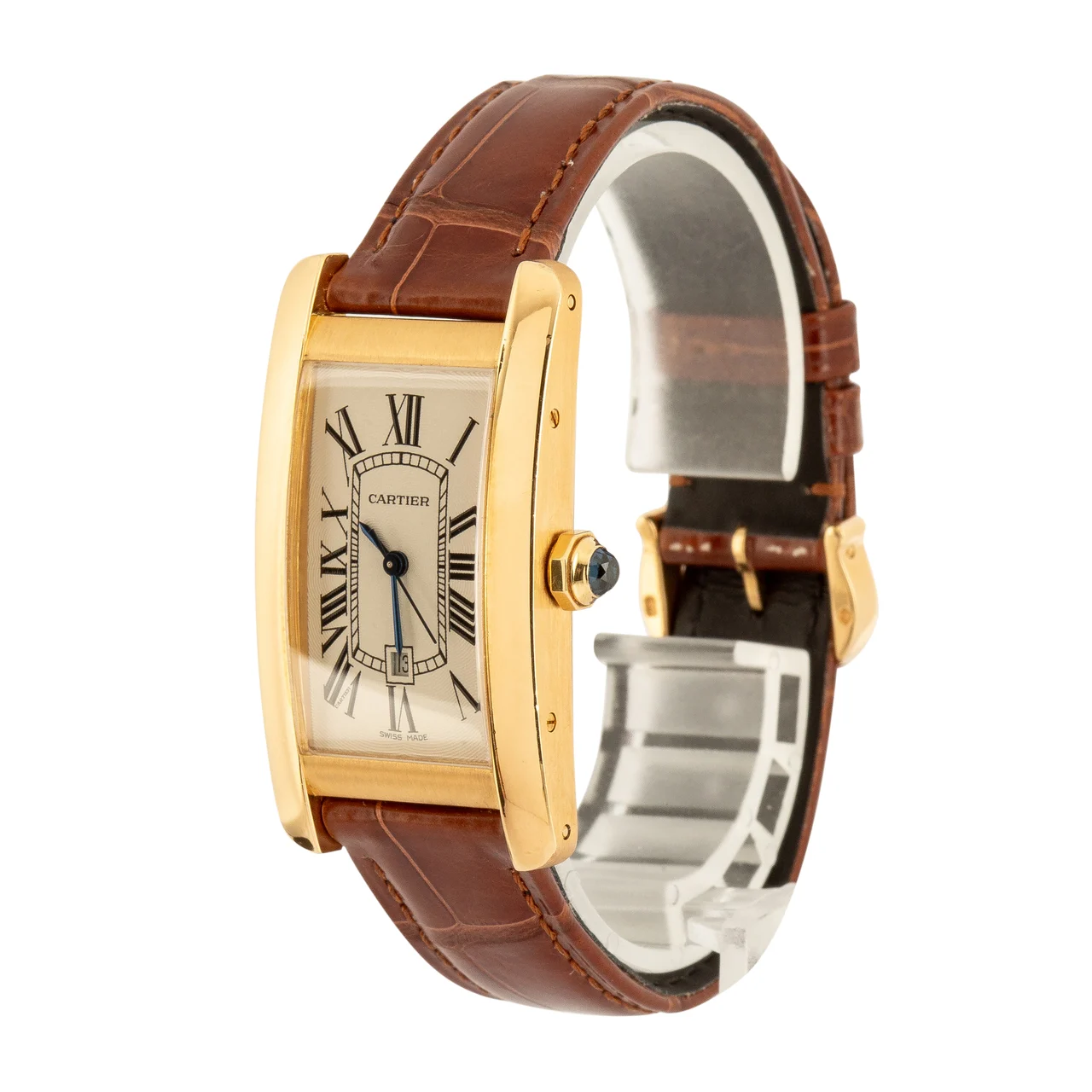 Cartier Tank Americaine W2603556 22 mm kol saati