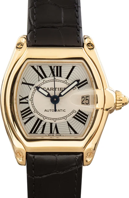Cartier Roadster W62005V2 Yellow Gold Large Model kol saati