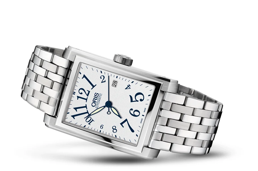 Oris Rectangular Date 01 583 7657 4061-07 8 21 82 30 mm kol saati