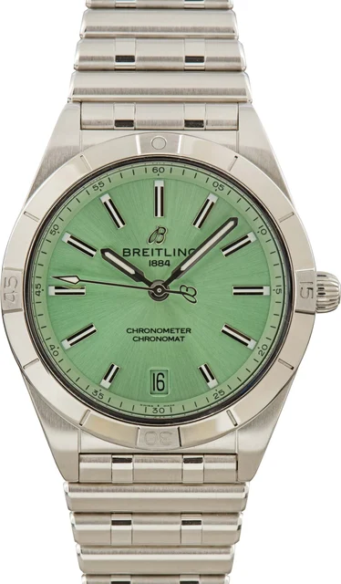 Breitling Chronomat Automatic 36 Green Dial A10380 kol saati