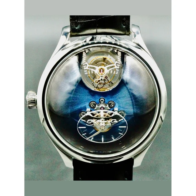 H. Moser & Cie. - Moser & Cie. x MB&F Endeavour Cylindrical Tourbillon Funky Blue 1810-120