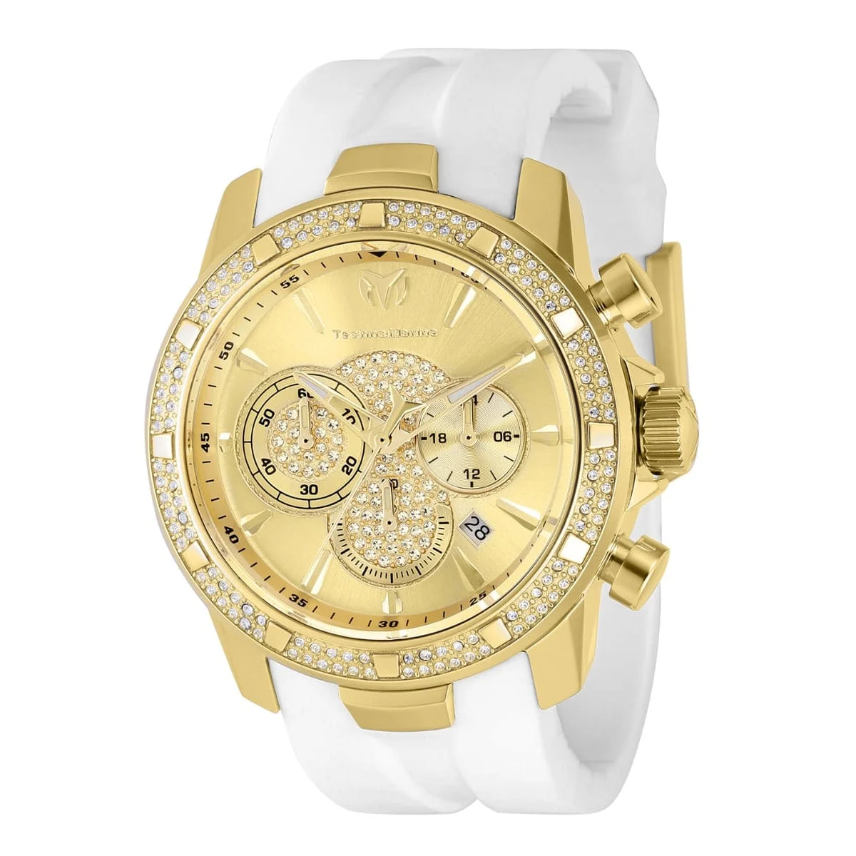 Technomarine Men Watch - 45mm, White (ZG-TM-621010) 45 mm kol saati