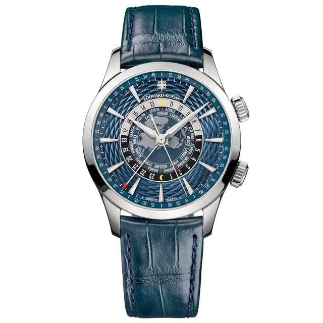 Edouard Koehn World Heritage Blue EK-WTA05CS kol saati