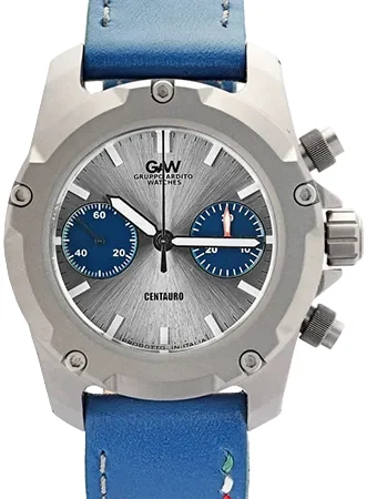 Gruppo Ardito Centauro Chronograph Silver Blue CENTAUROSILBLU/GA 48 mm kol saati