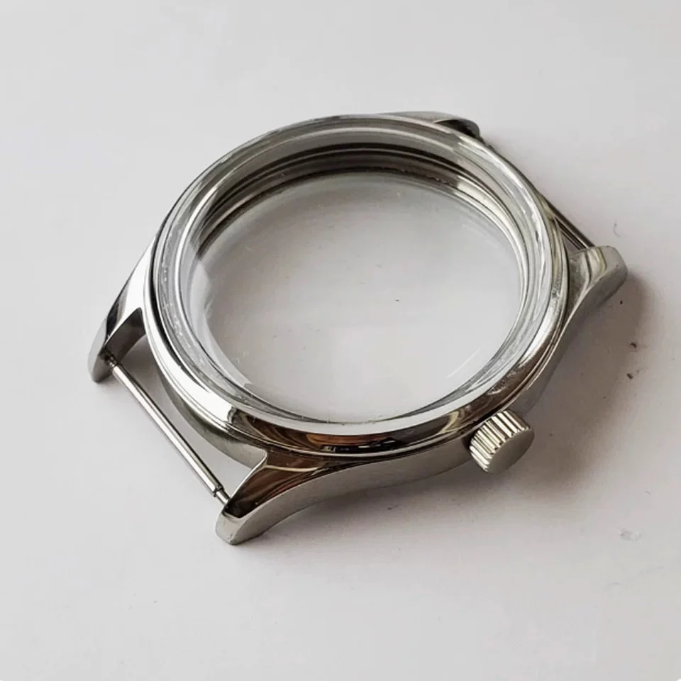 Tandorio Case Polished 316L Stainless SteelFits Watch Dial 37mm Fits ETA6497/6498, st3600 Movement 3ATM 5844198758544 37 mm kol saati