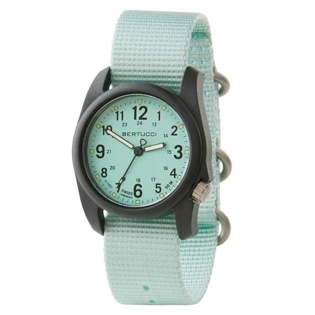 Bertucci Field Watch with Sage Dial #11132 kol saati