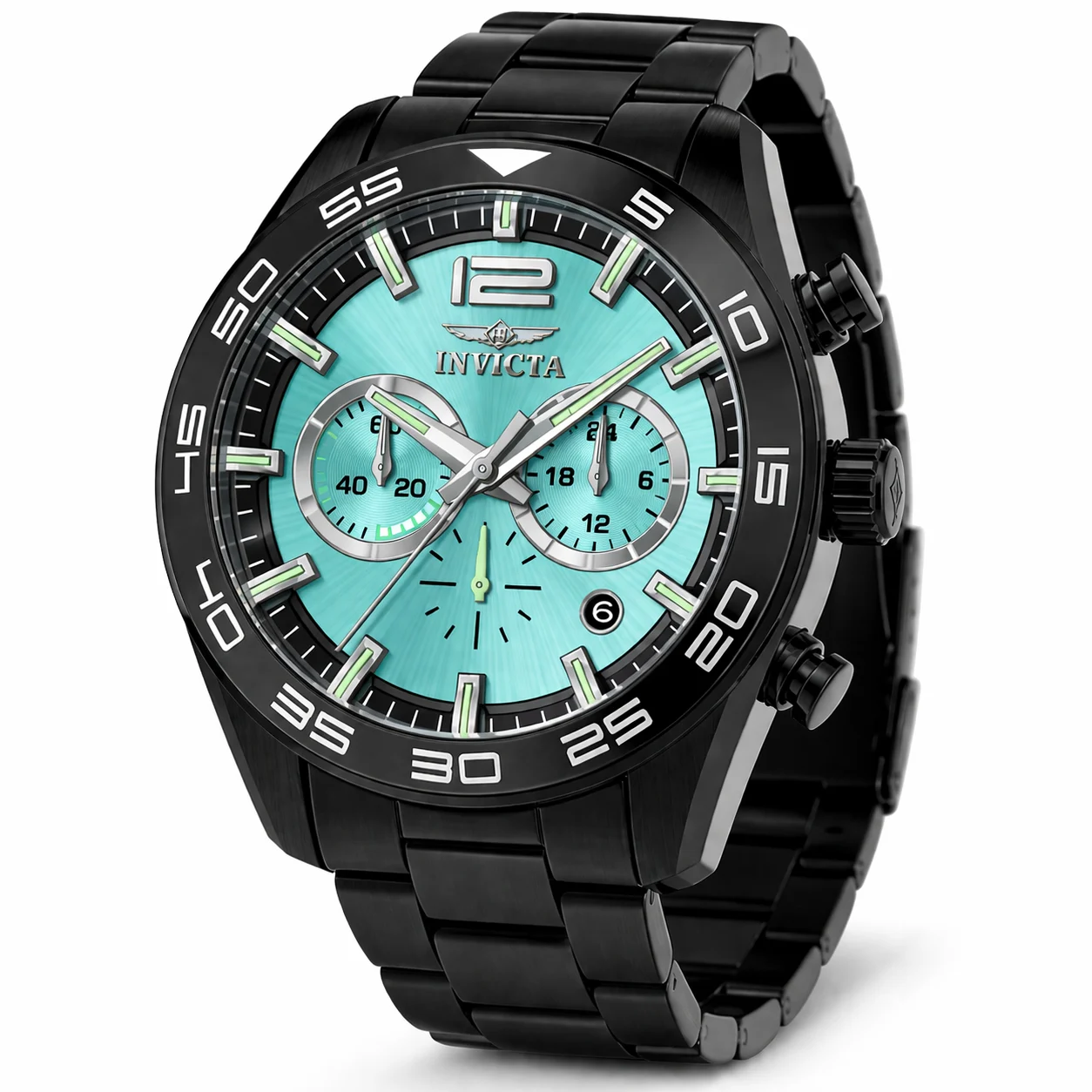 Invicta Speedway Revlock Watch - 46.5mm. Black (50863) 46.5 mm kol saati