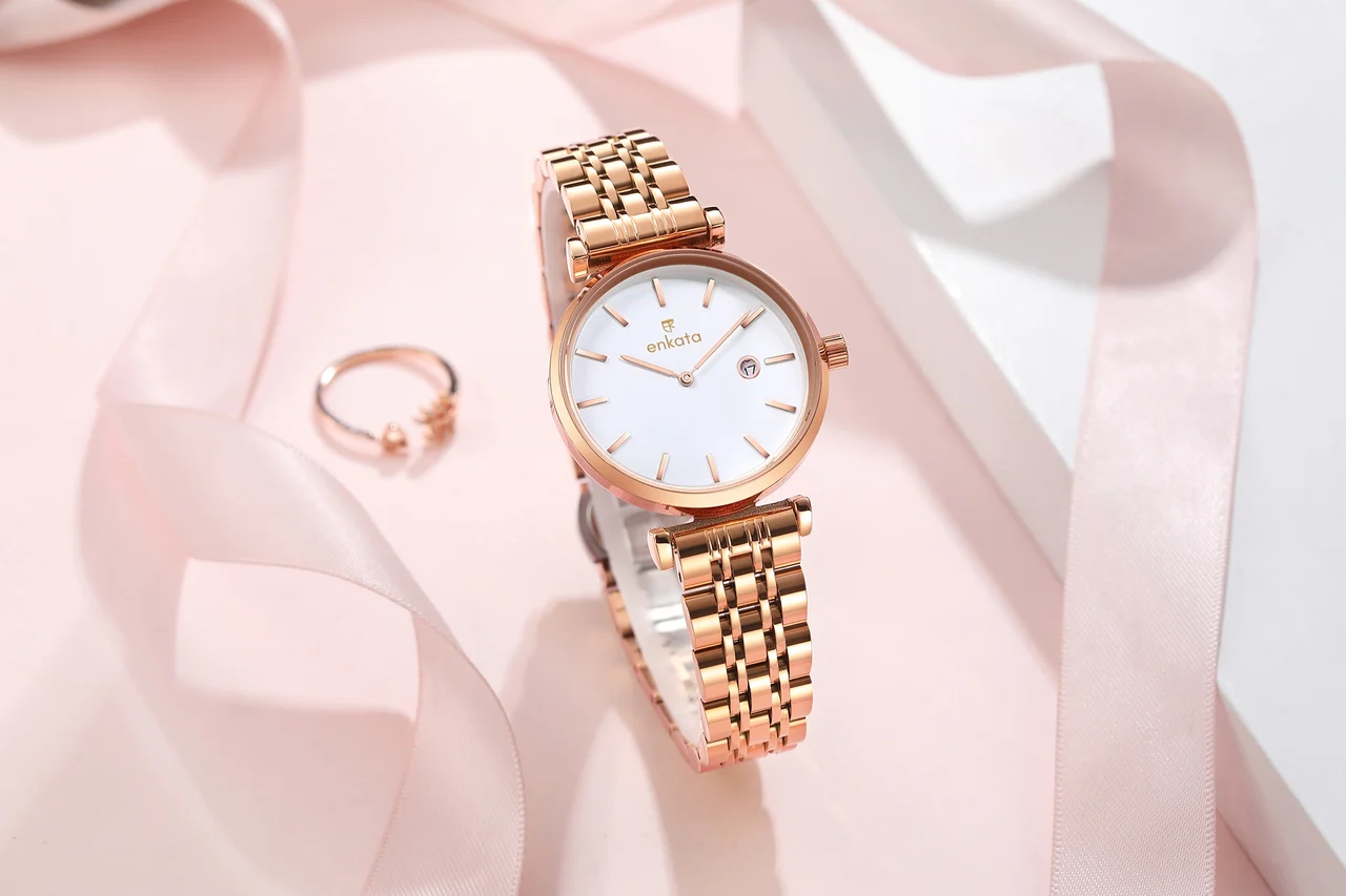 Enkatawatches Vela x Rg White 32 mm kol saati