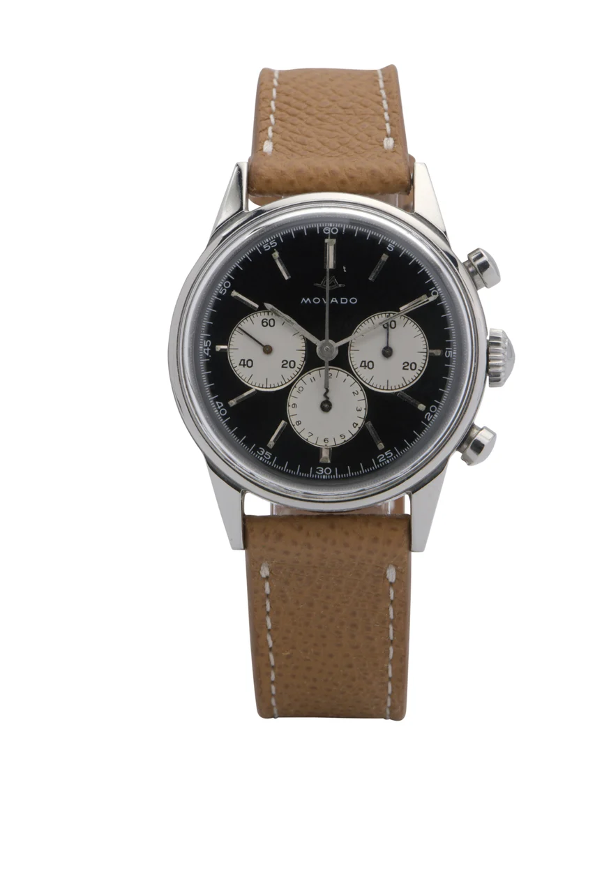 Movado MOVADO, REF. 1492, CHRONOGRAPH WATERPROOF, STEEL kol saati