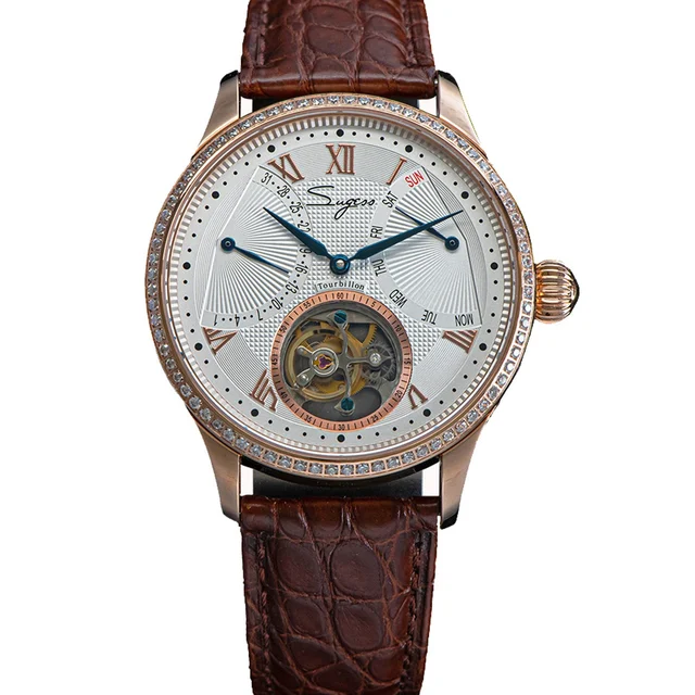 Sugess Tourbillon Master SU8004RGD Rose Gold Crystal Ring Bezel tourbillon-master-su8004rg