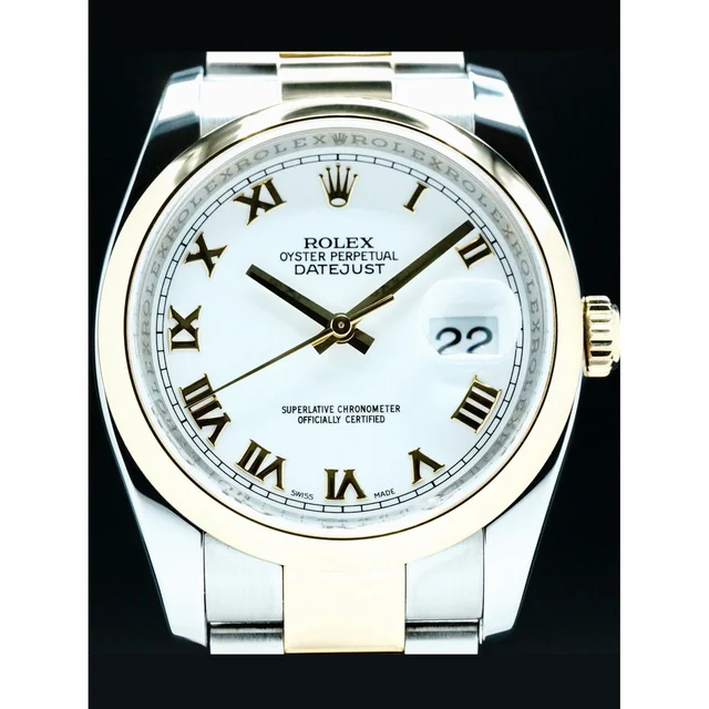 Rolex Datejust Two-Tone Steel Roman Numerals 210000079177 kol saati