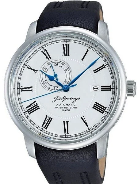 J. Springs Automatic 24-Jewel Classic Watch with 24-Hour Sub-Dial #BEG002 45 mm kol saati