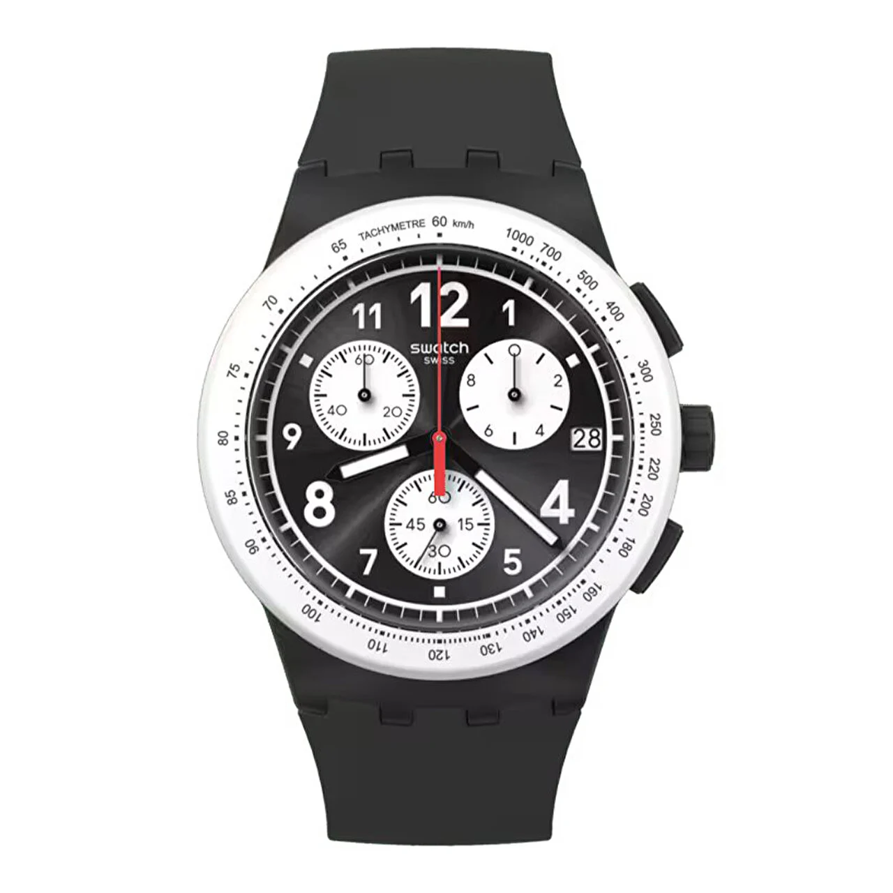 Swatch Nothing Basic About Black SUSB420 42 mm kol saati