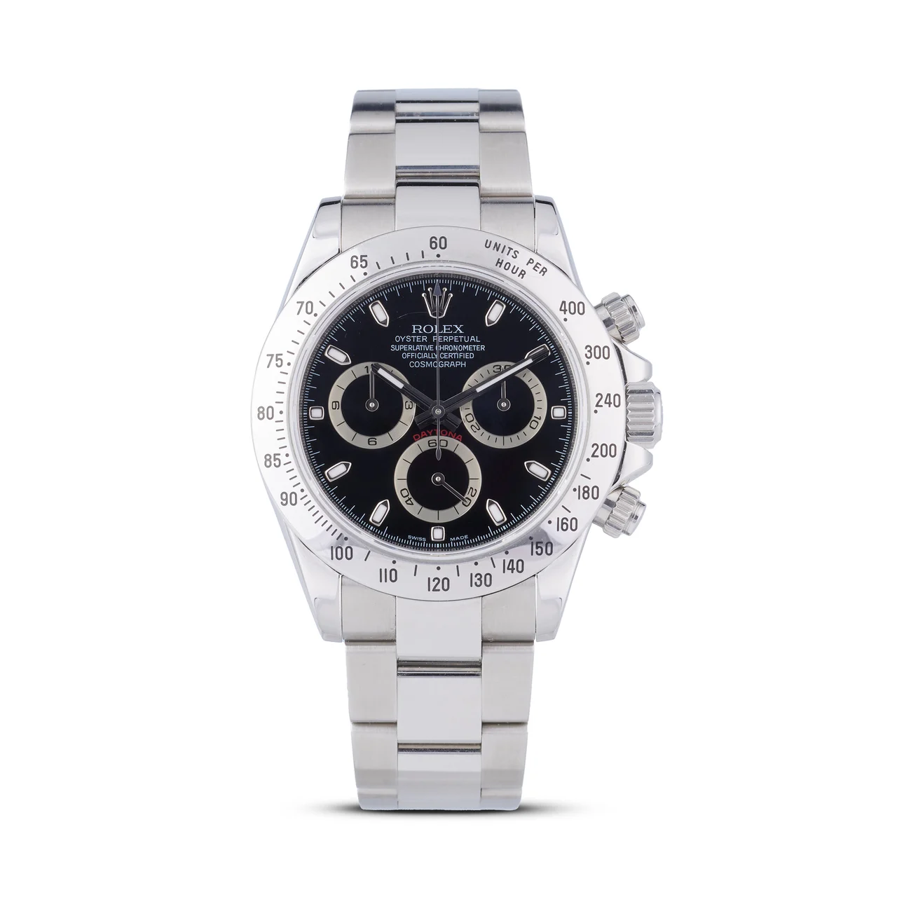 Ref. 116520 Daytona, Steel, Black Dial kol saati