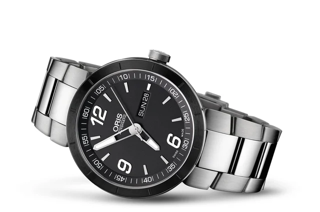Oris Day Date 01 735 7651 4174-07 8 25 10 kol saati